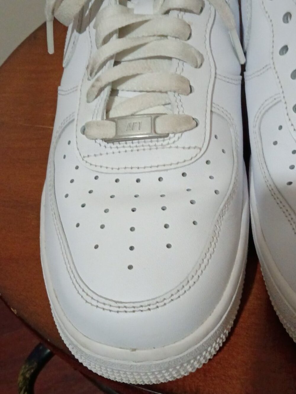 Nike Air Force 1 '07 Low Mens Size 10 White Athletic Shoes Sneakers CW2288-111 - Picture 7 of 14